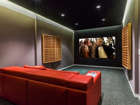 Home theater installation by Metro Eighteen for San Francisco