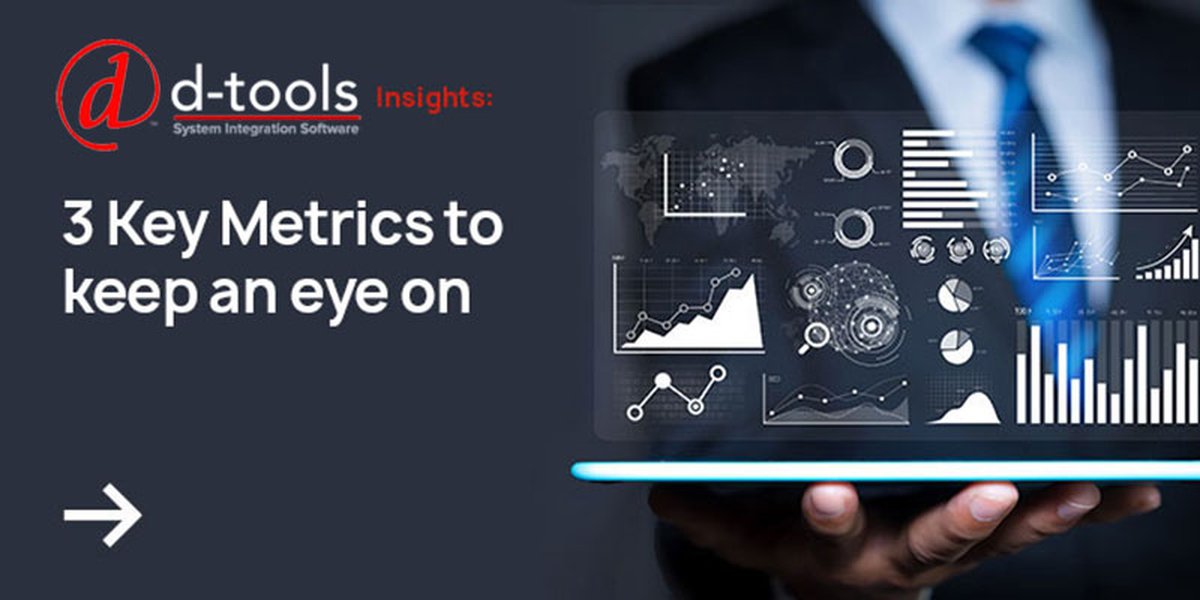 D-Tools: 3 Key Metrics that System Integrators Should Watch Most Closely