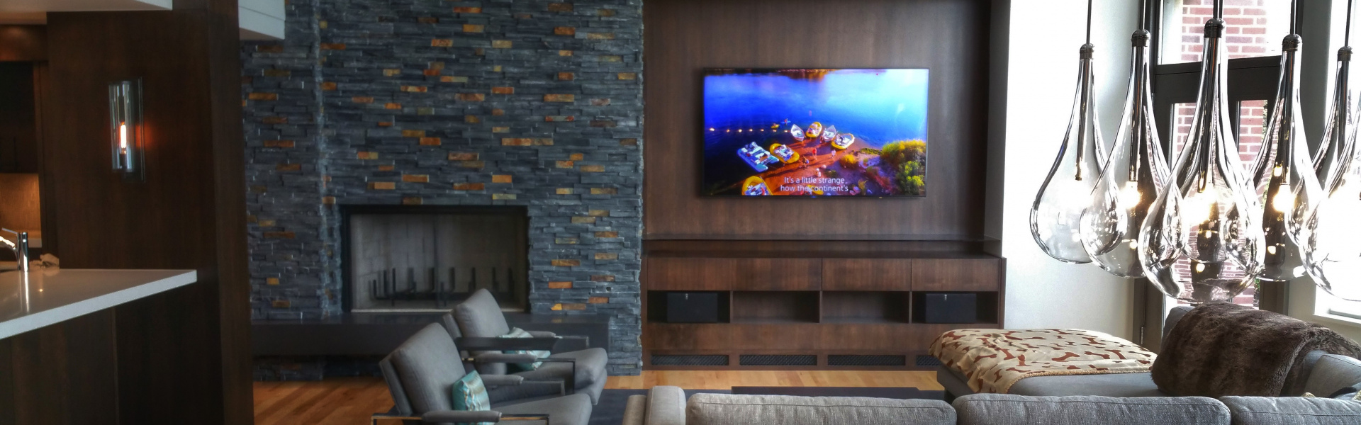 Smart home installation by AudioWorks for Kamas