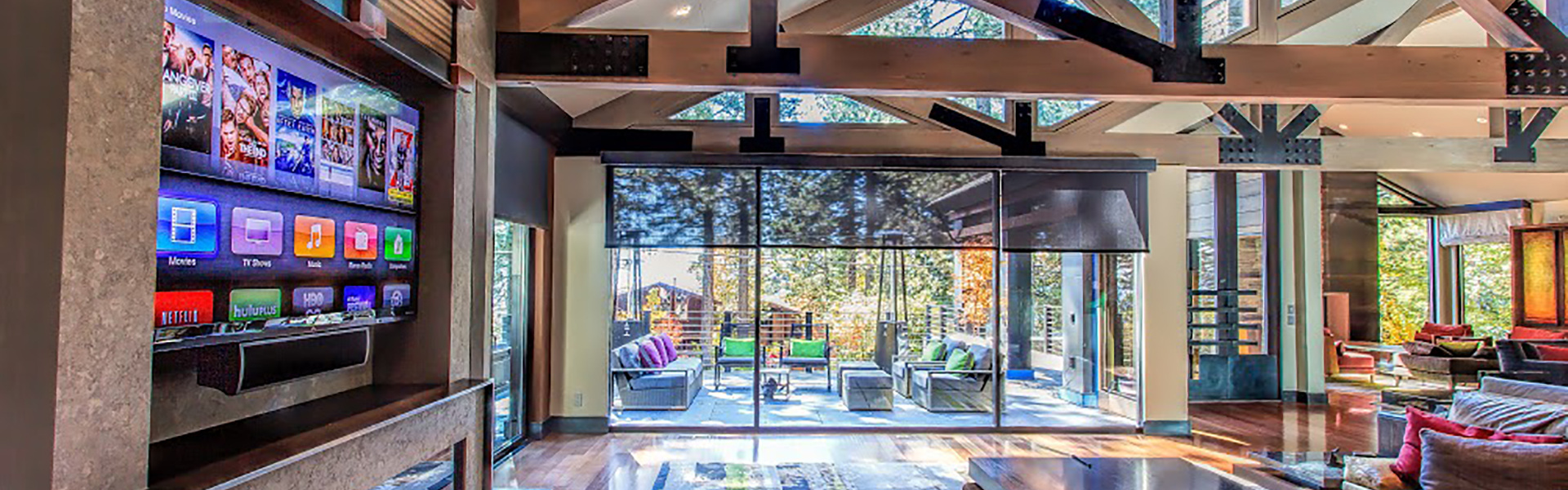 Smart home installation by Sierra Integrated Systems for Truckee